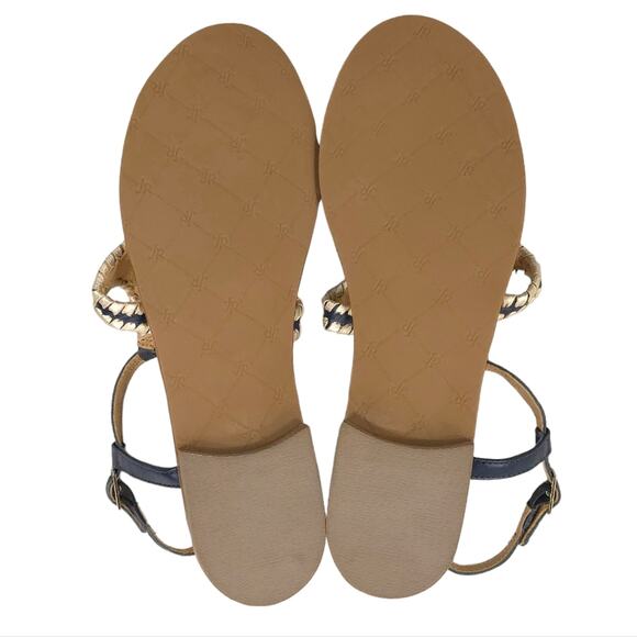 Jack Rogers Maci Sandal in Midnight Platinum Trim - Picture 8 of 10